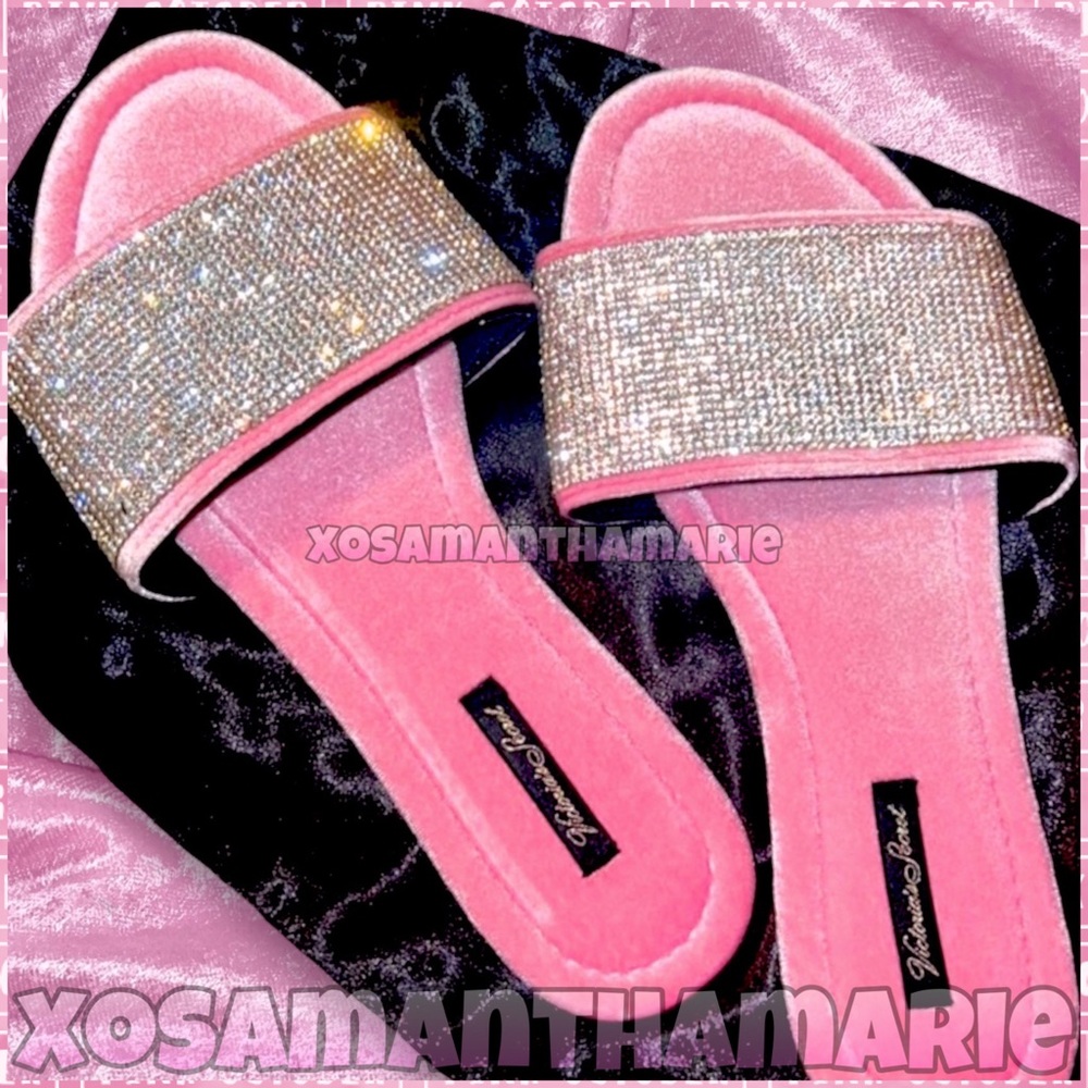 VS Velvet Bling Slides ✨ - Picture 8 of 11